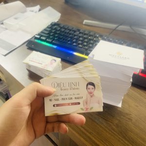 In Danh Thiếp Dịch Vụ Thẩm Mỹ Tông Hồng