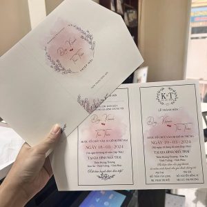 In thiệp cưới