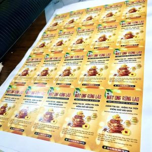 In Tem Nhãn Mật Ong Rừng