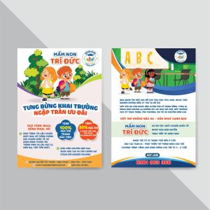 In Tờ Rơi Tuyển Sinh Mầm Non