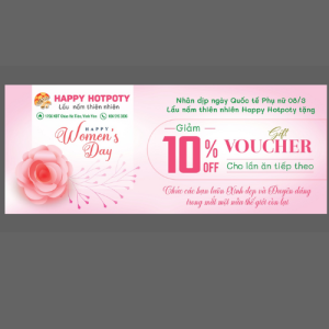 In Voucher Quà Tặng Tông Hồng