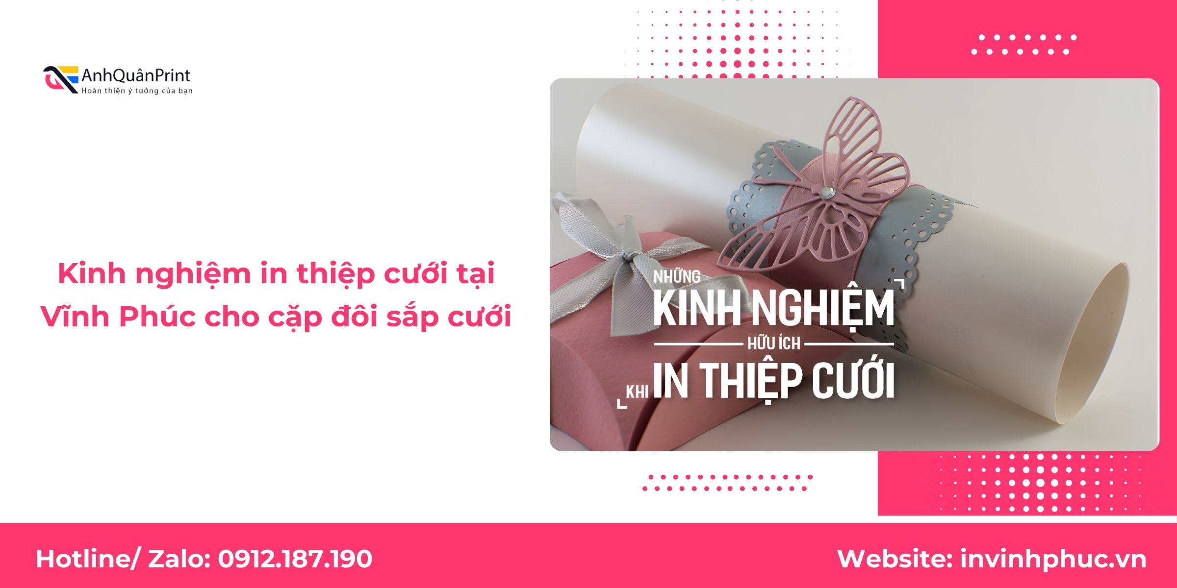 Kinh nghiệm in thiệp cưới tại Vĩnh Phúc cho cặp đôi sắp cưới